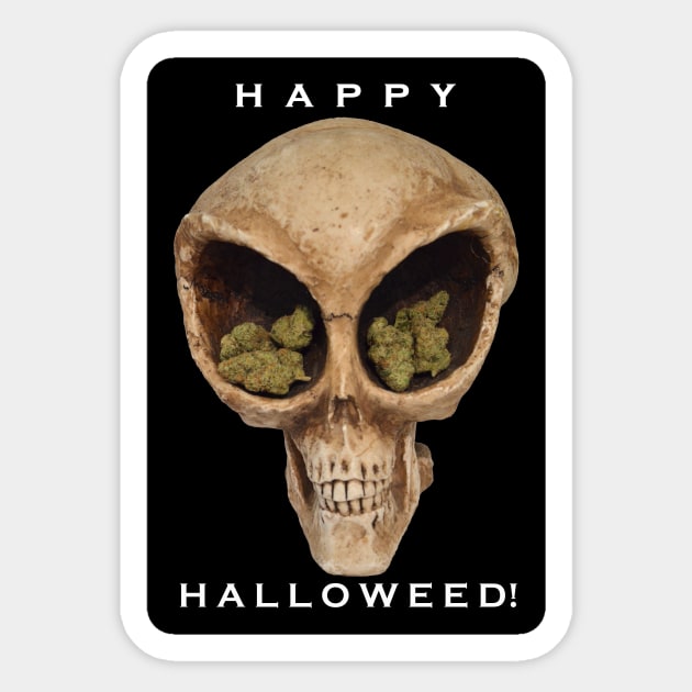 Happy Halloweed! - Weed Design Sticker by MrGreenGenes420
